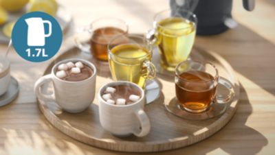 Голяма вместимост от 1,7 l за цялото семейство