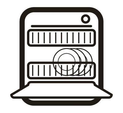 Surface facile à nettoyer et éléments compatibles au lave-vaisselle