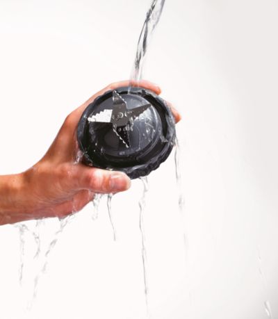 Unidade de lâminas destacável para uma fácil limpeza