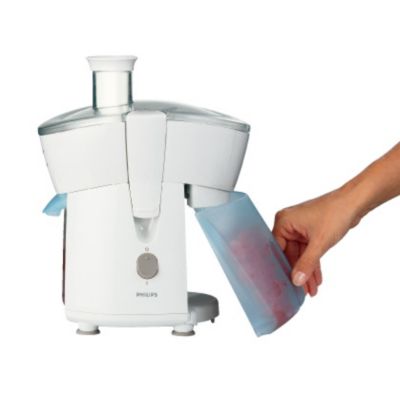 Faça sucos sem parar usando o coletor de polpa de 500 ml