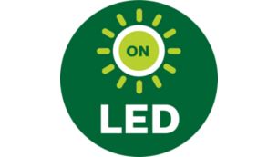 LED-indikatorji vas obveščajo o stanju po ponovnem sestavljanju