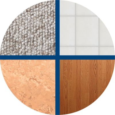 Vhodný pre všetky typy podláh