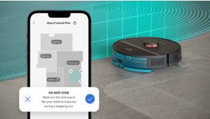 Kontroller, hvor robotten har tilladelse til at reng&oslash;re