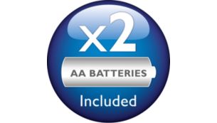 2 Philips AA pil &uuml;r&uuml;nle birlikte verilir