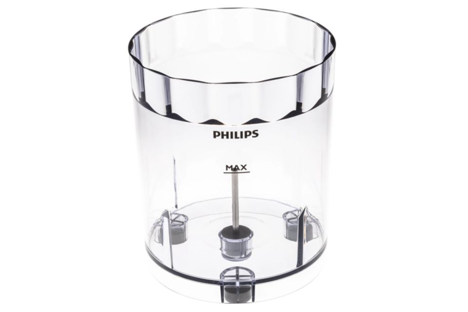 para sustituir el recipiente de la picadora actual