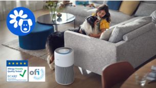 Captures 99.99% allergens from dust, pollen or pets