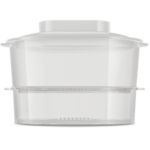 Γεμάτη γεύση του φαγητού στον ατμό