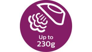 Jacto de super vapor de at&eacute; 230&nbsp;g para destruir os vincos persistentes