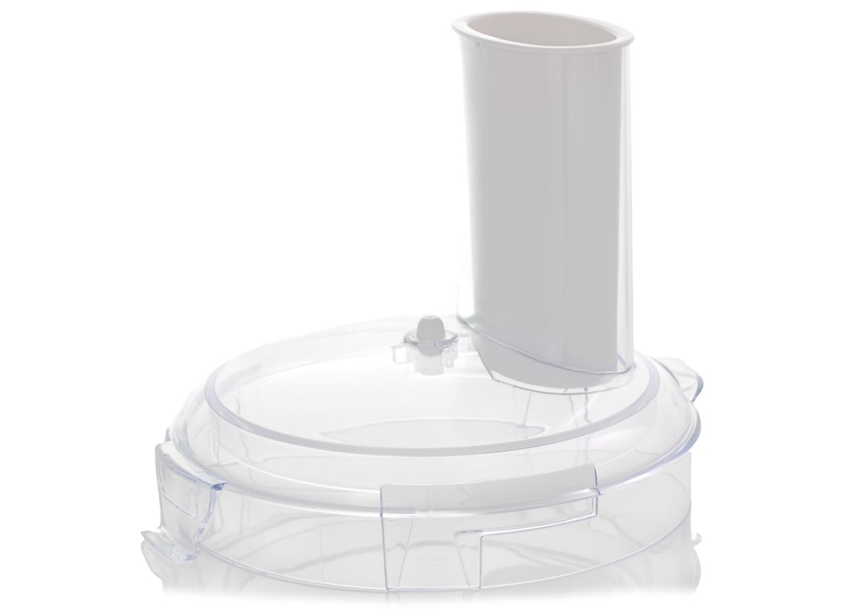 To cover your food processor's bowl