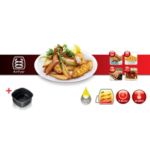 Frituras com sabor incrível e até 80 % menos gordura!*