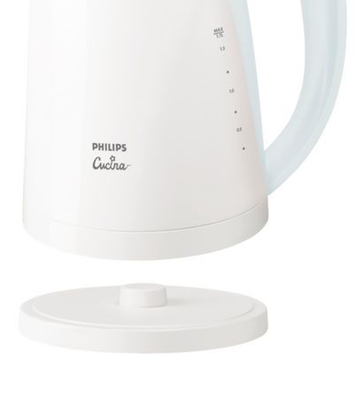 Base sin cable con giro de 360º para levantar y colocar fácilmente