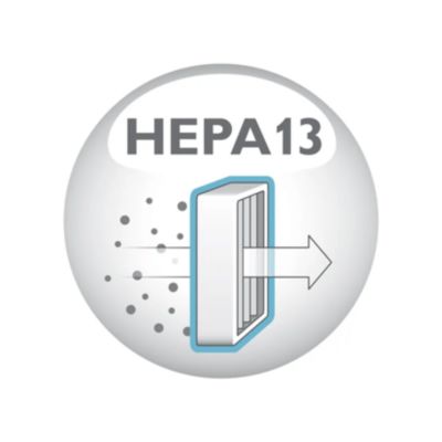 Filter Ultra Clean Air HEPA 13, penyaringan 99,95%
