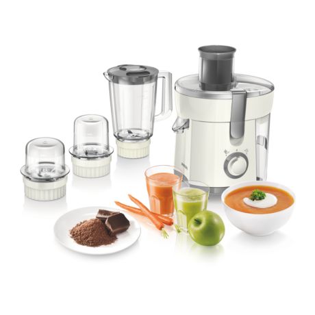 HR1847/05 Viva Collection Juicer, Blender, Grinder and Chopper