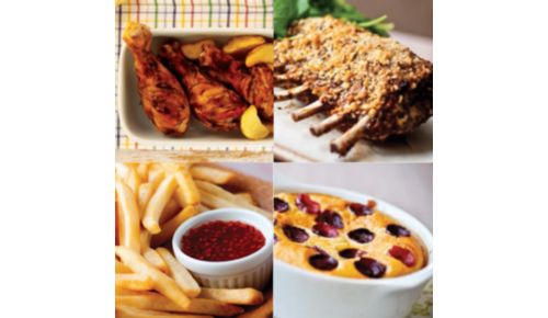 Met de Airfryer kunt u frituren, grillen, bakken en braden