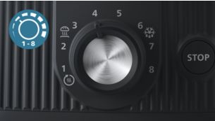 Вкусни препечени филийки, както ги харесвате, с 8 настройки на препичане