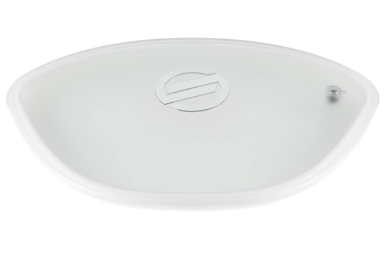 Covers the espresso machine bean hopper