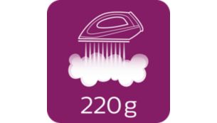 Effet pressing jusqu'&agrave; 220&nbsp;g