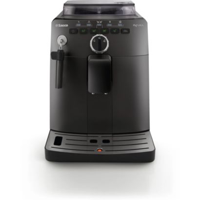Un espresso fait de grains de café frais