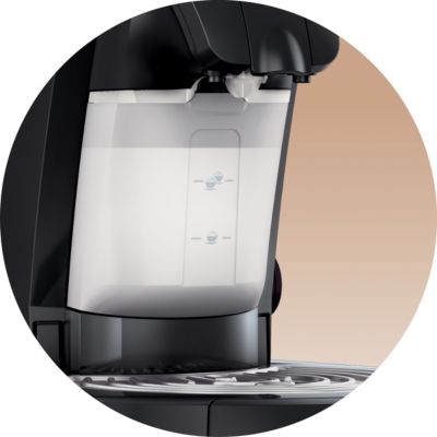 Espumador integrado que oferece camadas de creme de dar água na boca