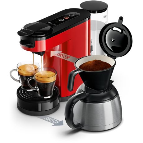HD6592/84R1 SENSEO® Switch Machine à café à dosettes et filtre