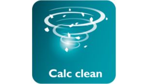 Calc-Clean-Taste f&uuml;r leichtes Entkalken Ihres B&uuml;geleisens