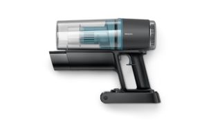 تتحول إلى مكنسة كهربائية محمولة باليد لتنظيف الأسطح المختلفة.