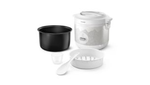 3 functions in one: cook, steam, and keep warm