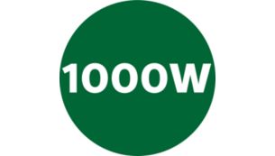 Vermogen van 1000 W