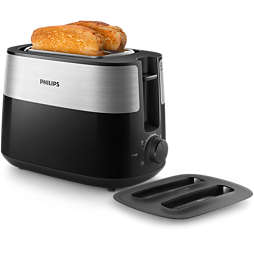 Daily Collection Toaster - 2 slice, wide slot, Metal