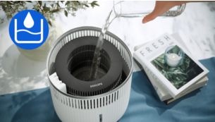 Refill made easy: top-fill water reservoir