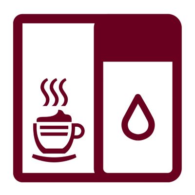 Ar integrētu piena karafi – kapučīno ar vienu pogas piepiešanas reizi