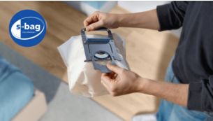 K&ouml;nnyen haszn&aacute;lhat&oacute;, hosszan tart&oacute; porzs&aacute;kok a nagy, 3 literes portart&aacute;lyba