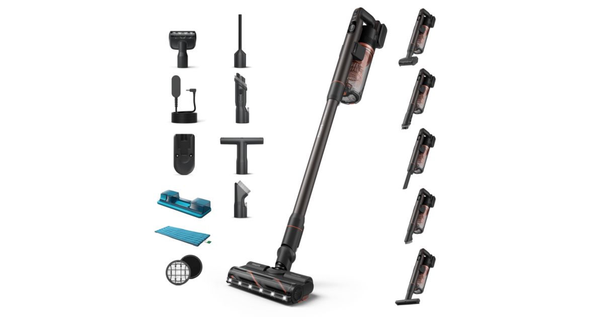 リミコレ　フワロス　プリシク Aqua 7000 Serisi Kablosuz Dik Süpürge XC7157/10 | Philips