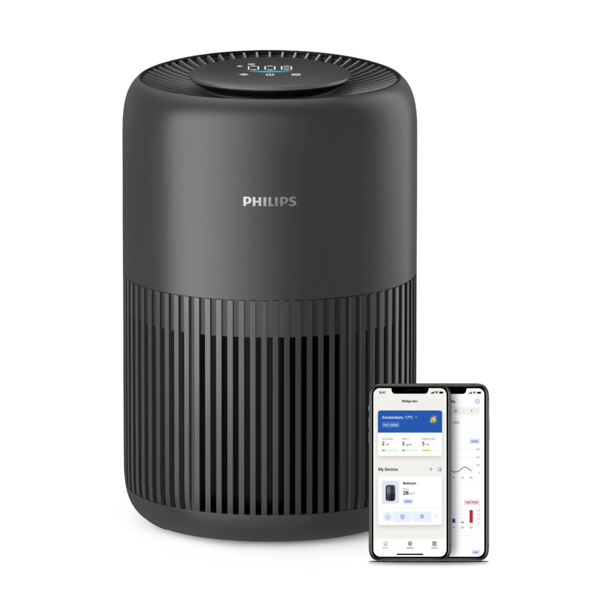 Une purification plus rapide, avec un élégant design compact