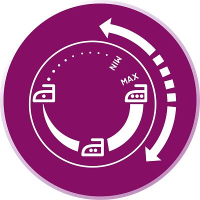 Selector de temperatura más grande para facilitar el ajuste de la temperatura