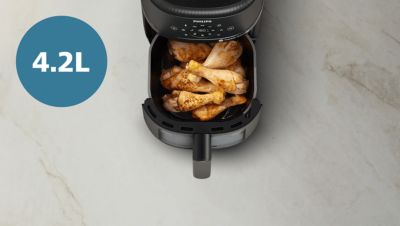 Идеален размер за всяка кухня с 4,2 l тиган