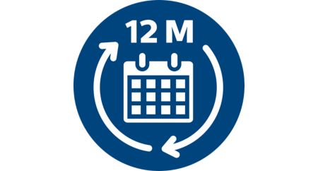 فترة استهلاك لغاية 12 شهرًا