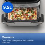 Megabasket flexible para cocinar al vapor, freír o usar con aire