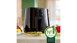 Airfryer Nº 1 com baixa taxa de gordura*