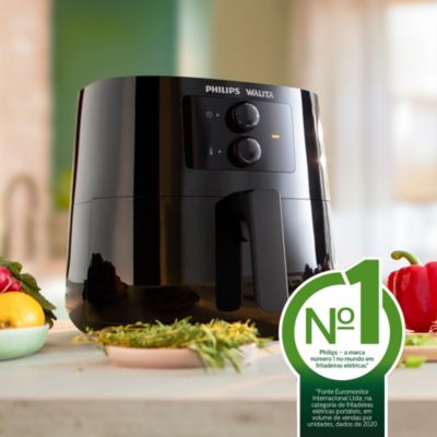 Airfryer Nº 1 com baixa taxa de gordura*