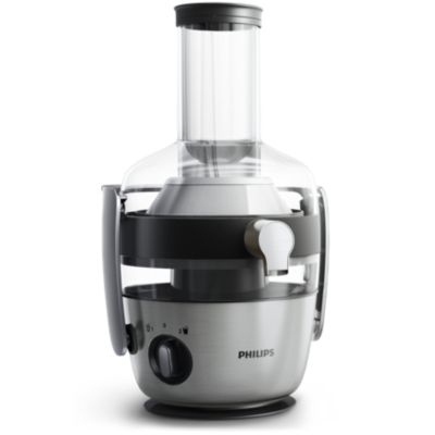 Philips Avance Collection HR1921/20 citruspers/sapmaker Sapcentrifuge Zwart, Zilver, Transparant 1100 W