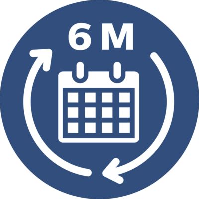 Keiskite kas 6 mėnesius