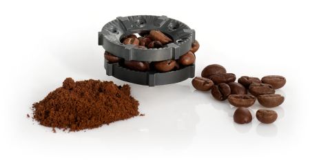 Flat metal burrs to ensure fast and precise grinding