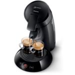 Kaffe af SENSEO®-kvalitet beriget med opskummet mælk