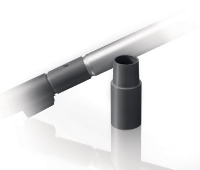 Dva adaptéry umožňujú univerzálne nasadzovanie hubice