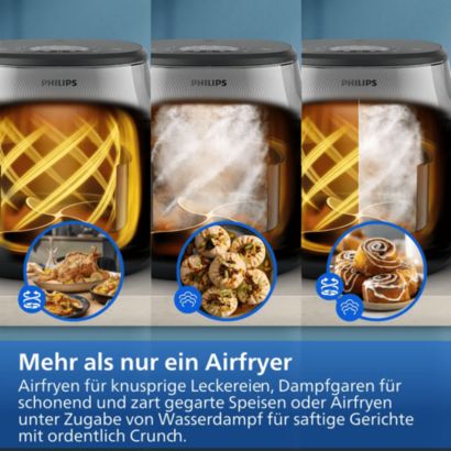 Steam, Airfry oder beides: SteamFry!