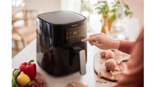 7개의 프리셋이 있는 터치 스크린