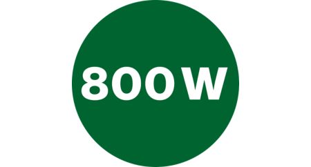 Мощный мотор 800 Вт обеспечивает идеальные результаты