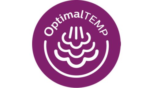 OptimalTEMP-technologie, geen temperatuurinstellingen nodig