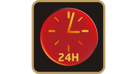 User friendly 24-hour preset function